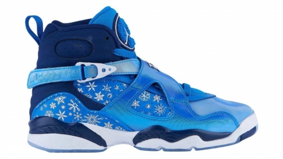 Air Jordan 8 Retro (Ps) "Snow Blizzard" Bleue White (305369-400)