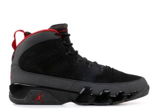 Air Jordan 9 Retro "2010 Release" Noir Rouge (302370-005)