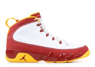 Air Jordan 9 Retro "Bentley "Crawfish "Ellis" Blanc Orange Or (302370-140)