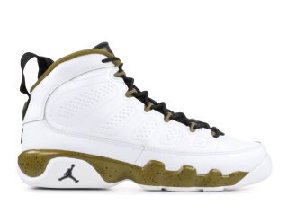 Air Jordan 9 Retro Bg (Gs) "Statue" Blanc Vert (302359-109)