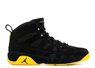 Air Jordan 9 Retro Boot "Michigan Psny Pe" Noir Jaune (mnjdls-266817838)