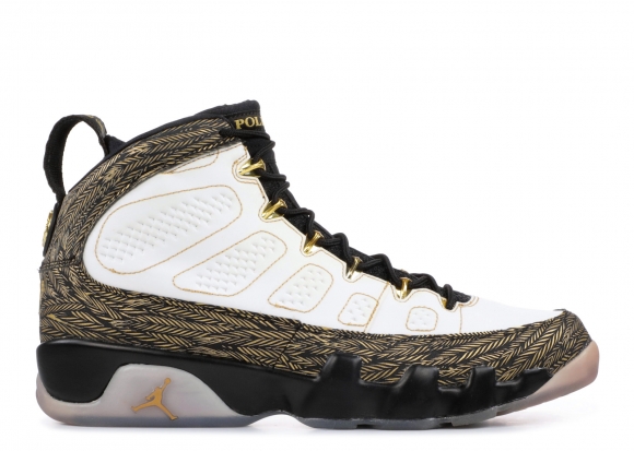 Air Jordan 9 Retro Db "Doernbecher" Blanc Or Noir (580892-170)