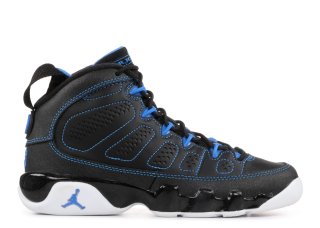 Air Jordan 9 Retro (Gs) "Photo Bleue" Noir Blanc Bleu (302359-007)