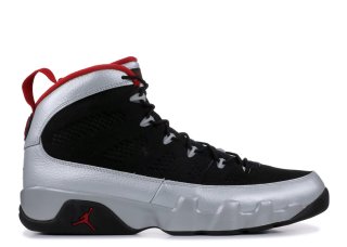 Air Jordan 9 Retro "Johnny Kilroy" Métallique Argent Noir (302370-012)