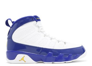 Air Jordan 9 Retro "Kobe Bryant Pe" Blanc Bleu (302370-121)