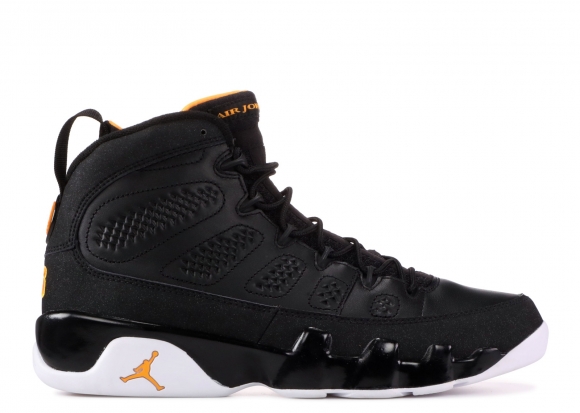 Air Jordan 9 Retro Noir Blanc Orange (302370-004)