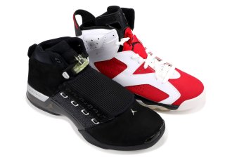 Air Jordan Collezione 17/6 Noir Blanc Rouge (323939-991)