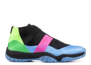 Air Jordan Future Q54 "Quai 54" Noir Bleu (at9191-001)