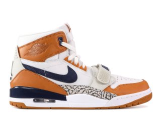 Air Jordan Legacy 312 Nrg "Medicine Ball" Blanc Marron Marine (aq4160-140)