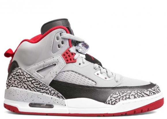 Air Jordan Spiz'Ike Gris Noir Rouge (315371-003)