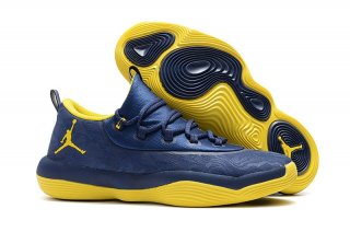 Air Jordan Super.Fly 2017 Low Marine Jaune