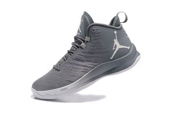 Air Jordan Super.Fly 5 Gris Blanc