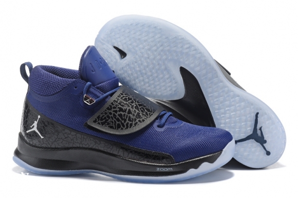 Air Jordan Super.Fly 5 Po Bleu Noir