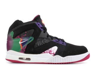 Air Tech Challenge Hybrid Qs Noir Blanc Pourpre