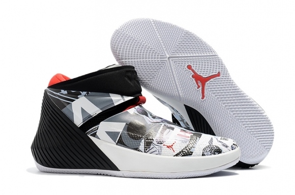 Jordan Why Not Zer0.1 "Mirror Image" Noir Blanc (aa2510-104)