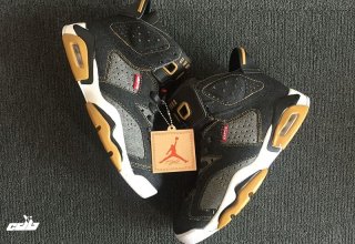 Levis X Air Jordan 6 Noir Marron