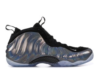Nike Air Foamposite One "Hologram" Argent Noir (314996-900)