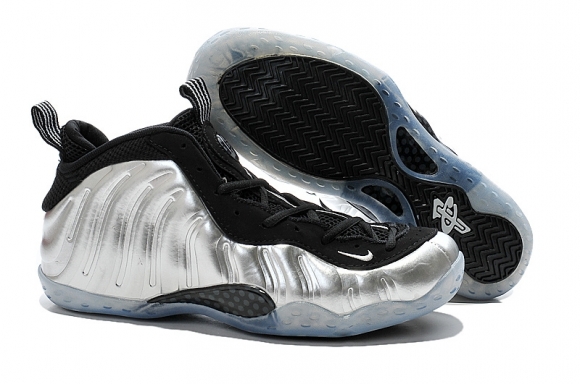 Nike Air Foamposite One Métallique Argent Noir