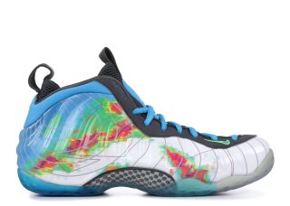 Nike Air Foamposite One Prm "Weatherman" White Bleue (575420-100)