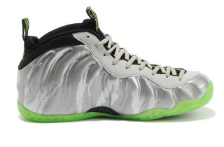Nike Air Foamposite One "Silver Camo" Argent Vert Noir (575420-004)