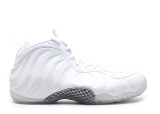 Nike Air Foamposite One "White Out" Blanc Métallique Argent (314996-100) Nike Air Foamposite One "White Out" Blanc Métallique Argent (314996-100)