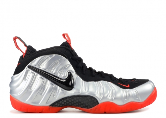 Nike Air Foamposite Pro "Crimson" Argent Noir (624041-016)
