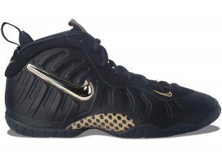 Nike Air Foamposite Pro (Gs) Noir Or (644792-010)