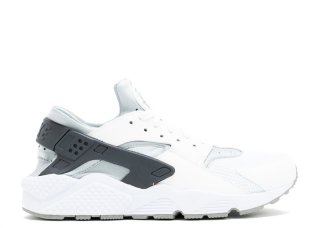 Nike Air Huarache Blanc Gris Noir (318429-103)