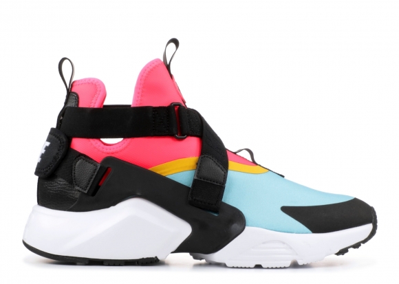 Nike Air Huarache Run "City" Noir Rose Bleu (ah6787-400)