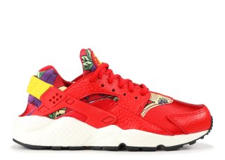 Nike Air Huarache Run Print "Aloha Pack" Rouge Jaune (725076-601)