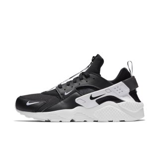 Nike Air Huarache Run Prm Zip Noir Blanc (bq6164-001)