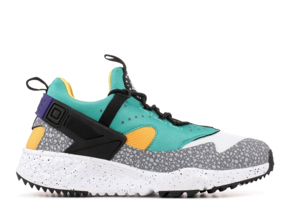 Nike Air Huarache Utility Premium Blanc Noir Vert (806979-103)