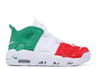 Nike Air More Uptempo '96 Italy Qs Rouge Blanc Vert (av3811-600)