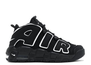 Nike Air More Uptempo (Gs) Noir Blanc Noir (415082-002)