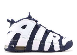 Nike Air More Uptempo (Gs) "Olympic" Blanc Marine (415082-104)