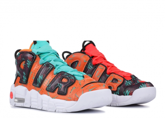 Nike Air More Uptempo (Gs) "What The 90S" Orange Noir (at3408-800)