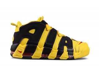 Nike Air More Uptempo Noir Jaune