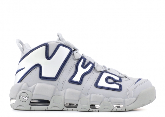 Nike Air More Uptempo Nyc Qs "Nyc" Gris Blanc Marine (aj3137-001)