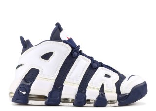 Nike Air More Uptempo "Olympic" Blanc Marine (414962-401)