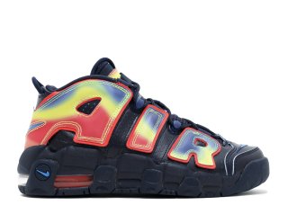 Nike Air More Uptempo Qs (Gs) "Heat Map" Noir Multicolore (847652-400)