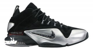 Nike Air Penny 6 Métallique Argent (749629-002)