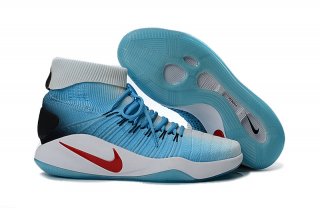 Nike Hyperdunk 2016 Flyknit Bleu Rouge Blanc