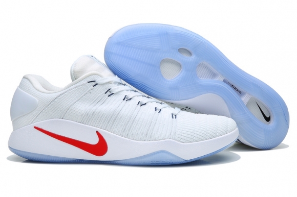 Nike Hyperdunk 2016 Flyknit Low "Usa" Blanc Rouge