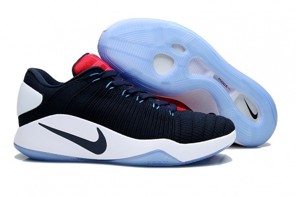 Nike Hyperdunk 2016 Flyknit Low "Usa" Marine Noir Rouge