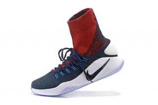 Nike Hyperdunk 2016 Flyknit Marine Rouge Nike Hyperdunk 2016 Flyknit Marine Rouge