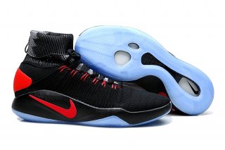 Nike Hyperdunk 2016 Flyknit Noir Rouge Gris