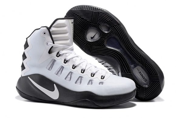 Nike Hyperdunk 2016 High Blanc Noir Blanc