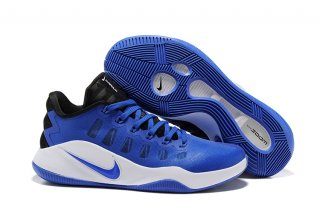 Nike Hyperdunk 2016 Low Bleu Noir Blanc