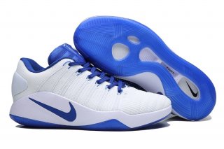 Nike Hyperdunk 2016 Low Flyknit Blanc Bleu Nike Hyperdunk 2016 Low Flyknit Blanc Bleu
