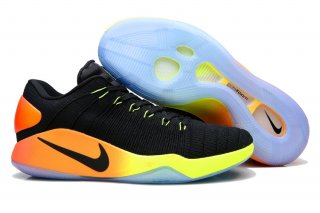 Nike Hyperdunk 2016 Low Flyknit Noir Volt Orange